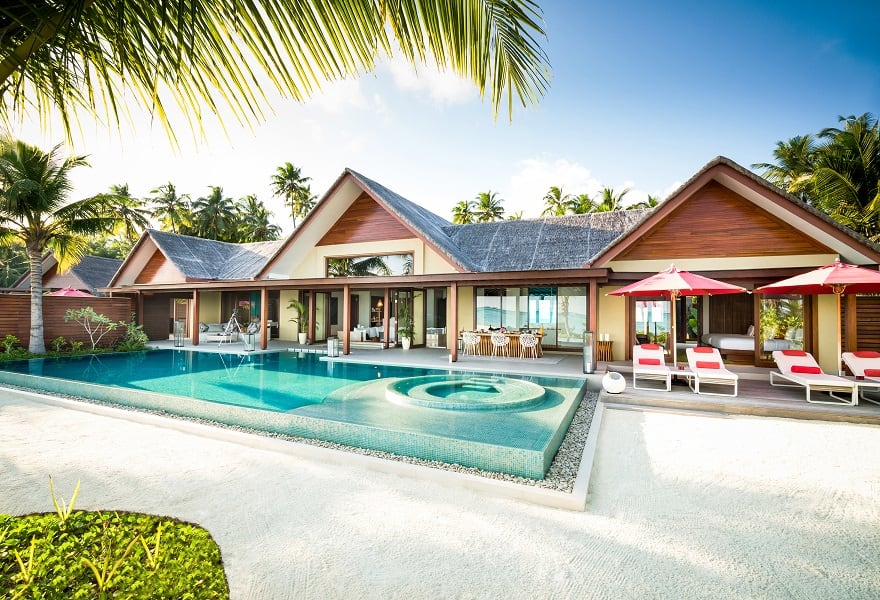 Three Bedroom Beach Pool Pavilion в отеле Niyama - лучший выбор на Новый год